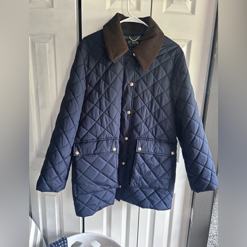J.Crew Heritage quilted Barn Jacket™ with PrimaLoft® in Navy - Large. - Picture 16 of 16